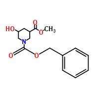1-benzyl 3-methyl 5-hydroxypiperidine-1,3-dicarboxylate